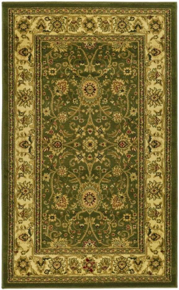 SAFAVIEH Lyndhurst Collection Area Rug - 8' x 10', Beige & Ivory, Traditional Oriental Design, Non-Shedding & Easy Care, Ideal for High Traffic Areas in Living Room, Bedroom (LNH212D)