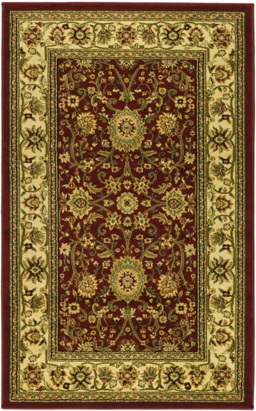 SAFAVIEH Lyndhurst Collection Area Rug - 9' x 12', Beige & Ivory, Traditional Oriental Design, Non-Shedding & Easy Care, Ideal for High Traffic Areas in Living Room, Bedroom (LNH212D)