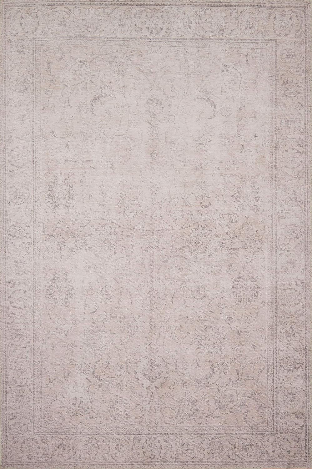 Loloi Loren Collection LQ-15 Terracotta/Sky 5'-0" x 7'-6" Area Rug