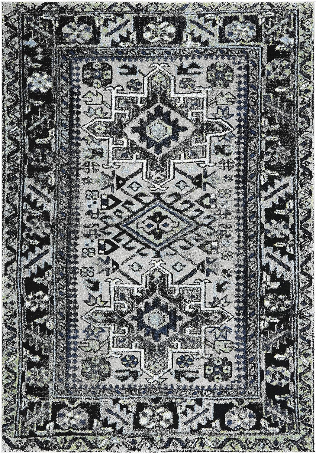 SAFAVIEH Area Rug 8x10 - Vintage Hamadan Collection - Large - Red & Multi, Traditional Persian Design, Non-Shedding & Easy to Clean, Ideal for Living Room, Bedroom, Dining Space (VTH211A)